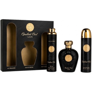 Opulent Oud Lattafa 600 ml, apa de parfum, unisex, set - Img 2