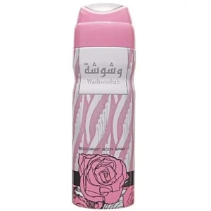 Washwashah Lattafa 100 ml, apa de parfum + 50 ml deodorant spray, femei - Img 4