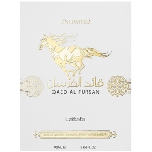 Qaed Al Fursan Unlimited Lattafa 90 ml, eau de parfum, unisex - Img 3
