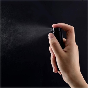 Recipient reincarcabil cu pulverizator spray 10 ml