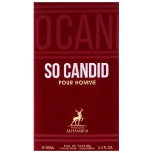 So Candid Pour Homme Maison Alhambra 100 ml, eau de parfum, men - Img 4