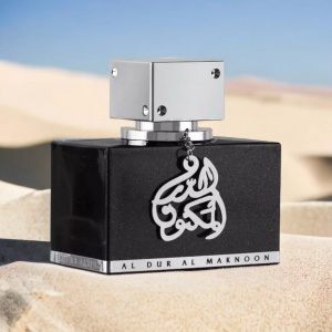 Al Dur Al Maknoon Silver Lattafa 100 ml, apa de parfum, barbati - Img 4