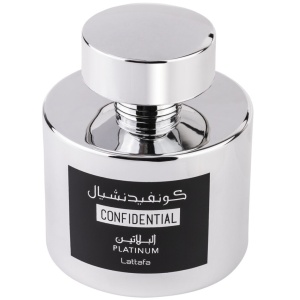 Confidential Platinum Lattafa 100 ml, eau de parfum, men - Img 3