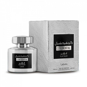 Lattafa Confidential Platinum 100 ml Barbati Apa de Parfum Arabesc