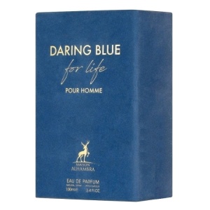 Daring Blue For Life Maison Alhambra 100 ml, apa de parfum, barbati - Img 3