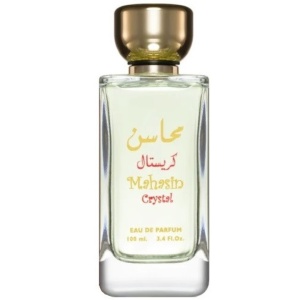 Mahasin Crystal Lattafa 100 ml, apa de parfum + 50 ml deodorant spray, femei - Img 4