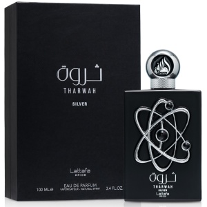Tharwah Silver Lattafa Pride 100 ml, eau de parfum, men - Img 2