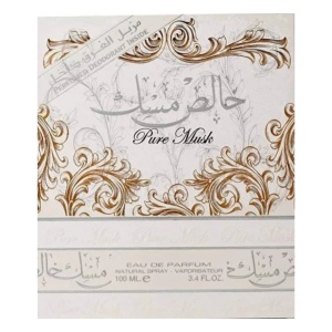 Pure Musk Lattafa 100 ml, apa de parfum + 50 ml deodorant spray, femei - Img 4