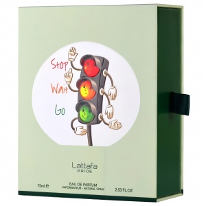 Stop Wait Go Lattafa Pride 75 ml, eau de parfum, unisex - Img 4