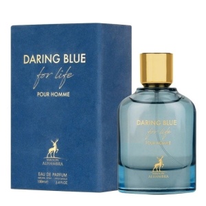 Daring Blue For Life Maison Alhambra 100 ml, apa de parfum, barbati - Img 2