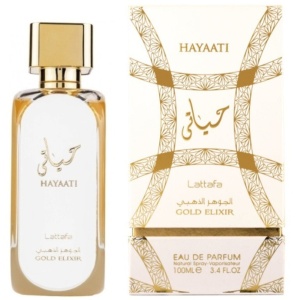 Hayaati Gold Elixir Lattafa 100 ml, eau de parfum, unisex - Img 4
