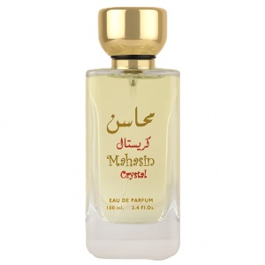Mahasin Crystal Lattafa 100 ml, eau de parfum + 50 ml deodorant spray, women - Img 6