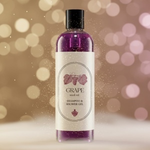 Shower Gel & Shampoo Grape (Grapes) 12 Notes 350 ml - Img 4