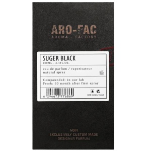 Suger Black ARO-FAC 100 ml, apa de parfum, unisex - Img 4