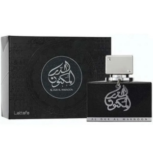 Al Dur Al Maknoon Silver Lattafa 100 ml, apa de parfum, barbati - Img 2