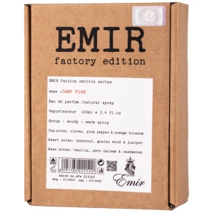 Camp Fire Factory Edition Emir 100 ml, apa de parfum, unisex - Img 4
