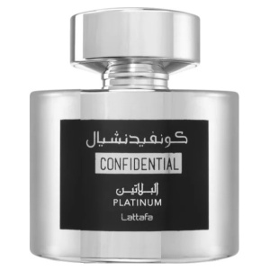 Confidential Platinum Lattafa 100 ml, eau de parfum, men - Img 6
