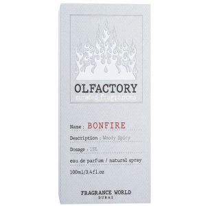 Olfactory Bonfire Fragrance World 100 ml, apa de parfum, unisex - Img 4