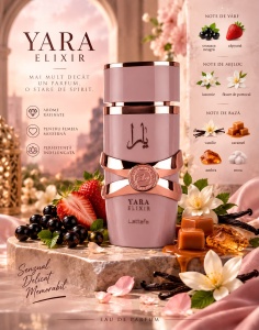 Yara Elixir Lattafa 100 ml, eau de parfum, women - Img 5