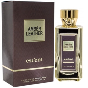 Amber Leather Escent 100 ml, eau de parfum, men - Img 2