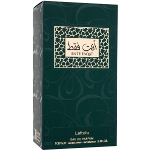 Ente Faqat Lattafa 100 ml, apa de parfum, unisex - Img 7