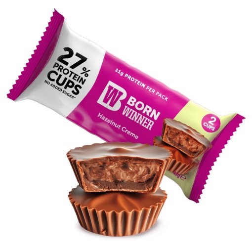 BW1090 - BW Protein Chocolate Cups with Hazelnut Cream 2 x 21g