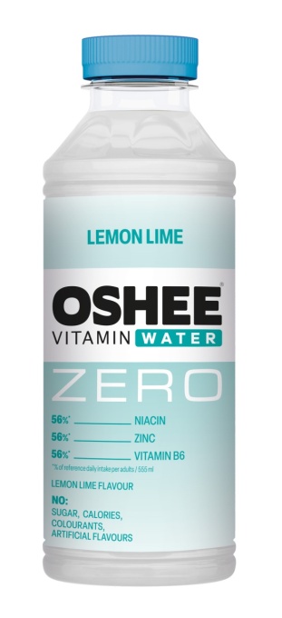 OSHEE vitamin water zero magnez lemon/lime 555ml - SGR