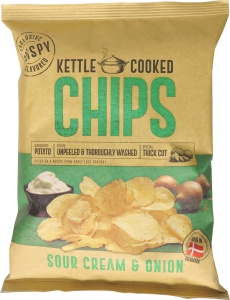 Chipsuri Kettle Cooked Smântână și Ceapă 150g