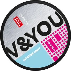 V&You Intense Mint Nicotine Pouches 15mg
