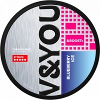 V&You Blueberry Ice Nicotine Pouches 15mg