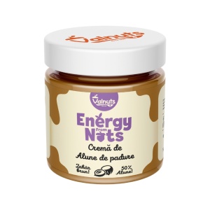 Crema alune de padure, 50% alune, zahar brun, 200gr