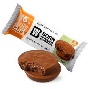 BW1094 - BW Protein Crunchy Cups with Hazelnut Cream 2 x 25g