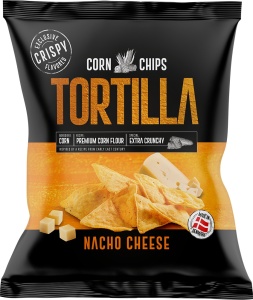Crispy Tortilla Chips Nacho Cheese 150g