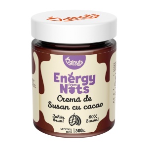 Crema de susan cu cacao, 50% susan, zahar brun, 300gr