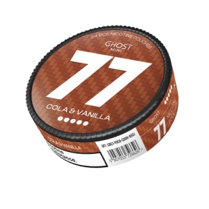 77 GHOST Cola & Vanilla Nicotine Pouches 20mg