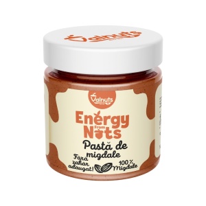 Pasta de migdale, 100% migdale, fara zahar adaugat, 200gr