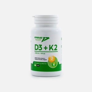 PRIME SUPPLEMENTS, Vitamina D3 + K2 80 caps