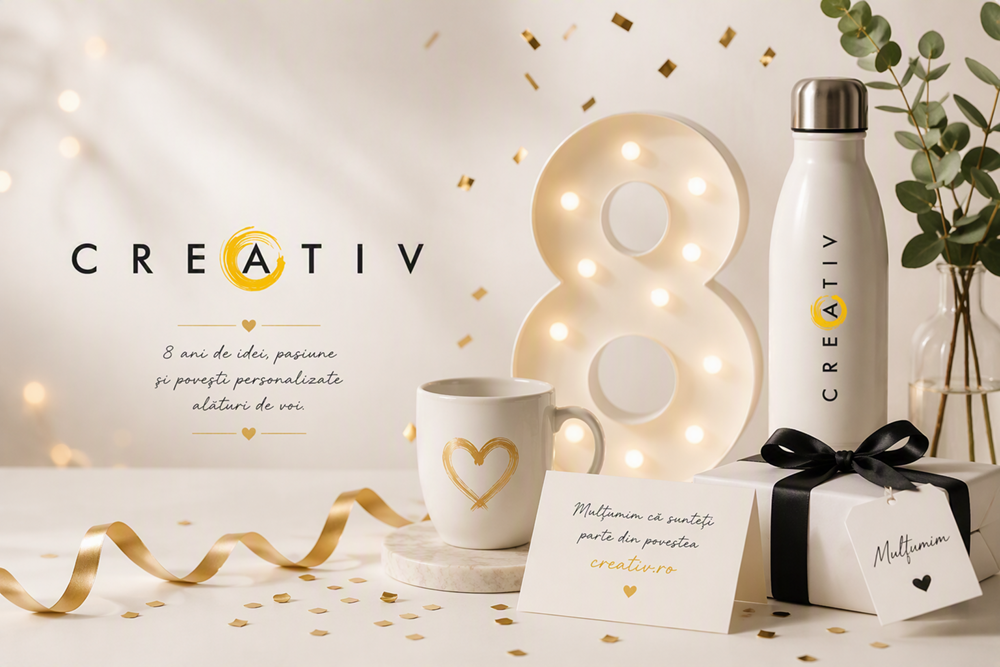 8 ani de Creativ.ro – povestea unui brand crescut prin respect