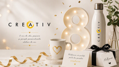 8 ani de Creativ.ro – povestea unui brand crescut prin respect