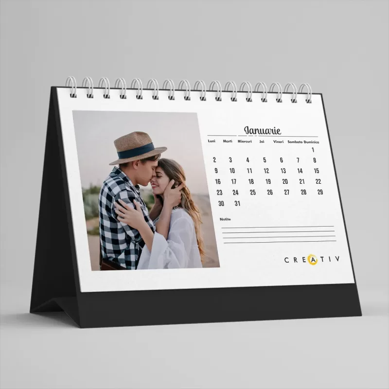 Calendar de birou personalizat