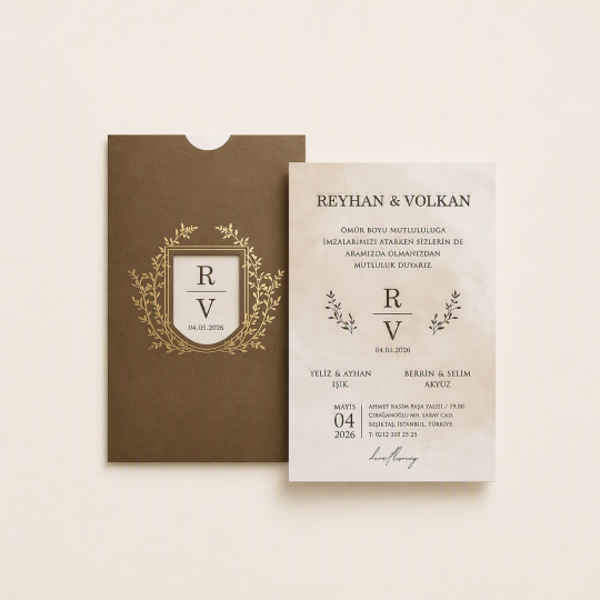 Invitatii nunta vintage