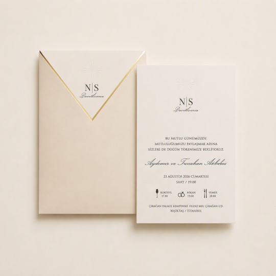 Invitatii nunta glam