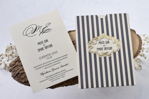 Invitatie de nunta colorata, 140x204mm – 1126