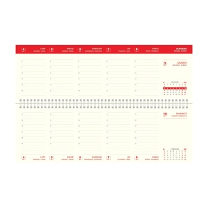 Agenda datată-săptămânală Bref, 30x10cm, 2, Creativ.ro