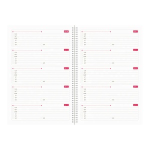 Agenda nedatată Riga, 16 x 23.5 cm, 3, Creativ.ro