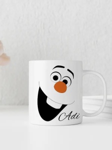 Cana personalizata cu nume - om de zapada,1,Creativ.ro