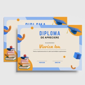 Diploma personalizata Final de an scolar,1,Creativ.ro