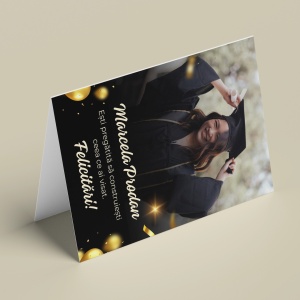 Felicitare personalizata cu o fotografie si text pentru absolvirea facultatii, 2, Creativ.ro