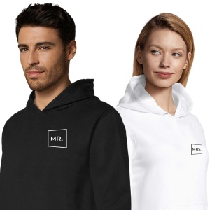 Hanorace personalizate de cuplu MR MRS, 2, Creativ.ro