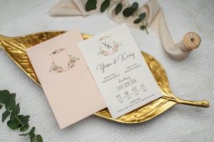 Invitatie de nunta, cu plic, 119x180mm – 9324,1,Creativ.ro